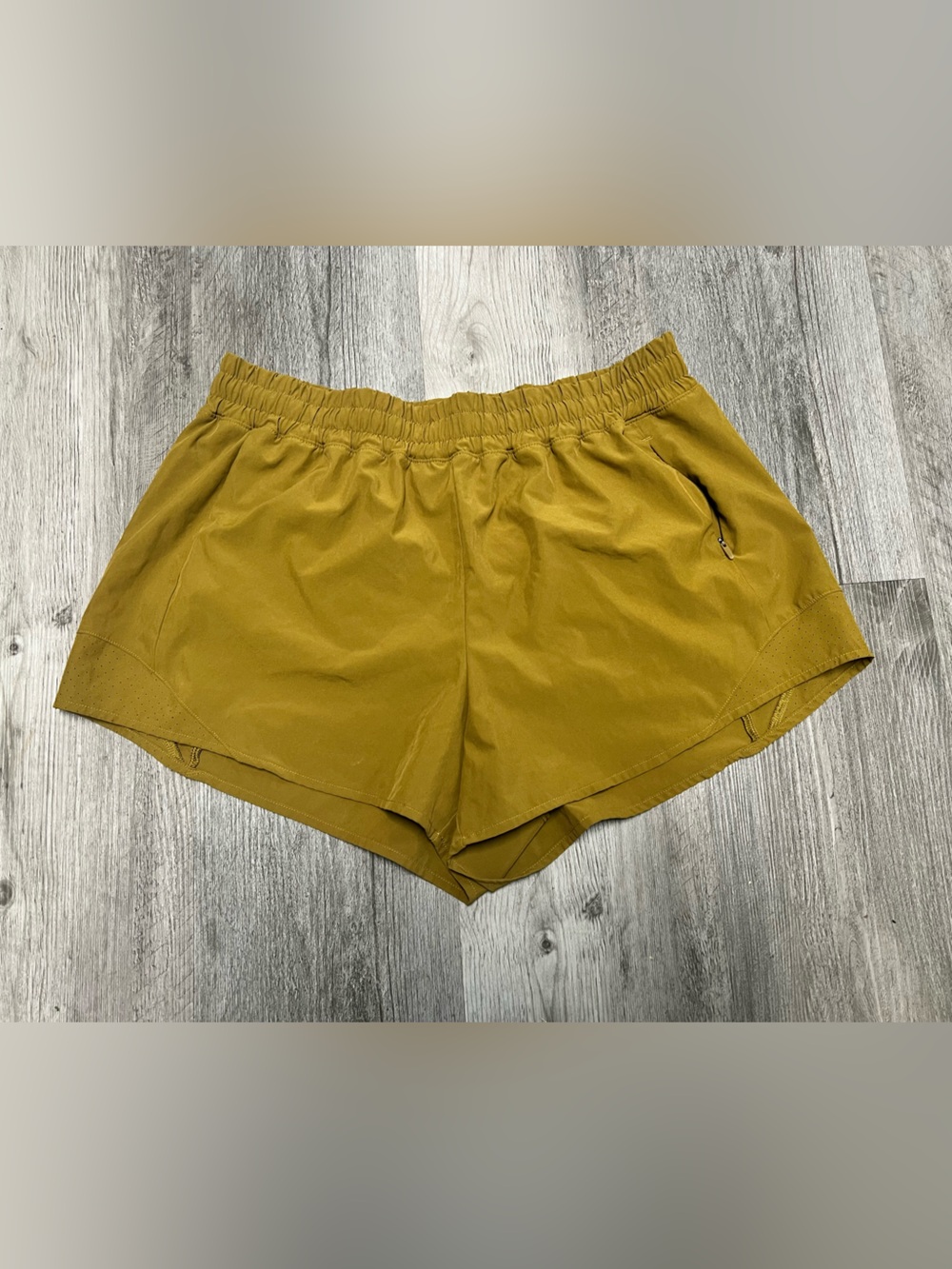 CALIA by Carrie Underwood Mustard Athletic Running Shorts